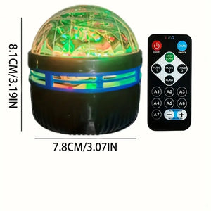 Aurora LED Galaxy Star Projector - RGB Mood Light with Remote Control for Bedroom, Home, Party, & Gift Decorations